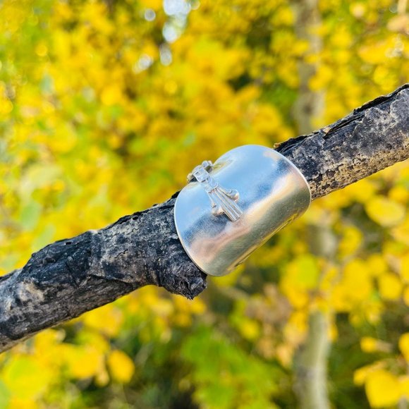 Spoon Ring size 8 Sterling silver - Beautiful * - Picture 1 of 9